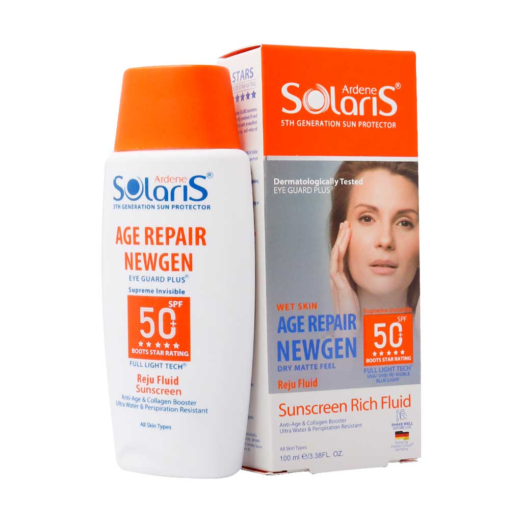 فلوئید ضد آفتاب ضد چروک نیوژن SPF50 آردن سولاریس