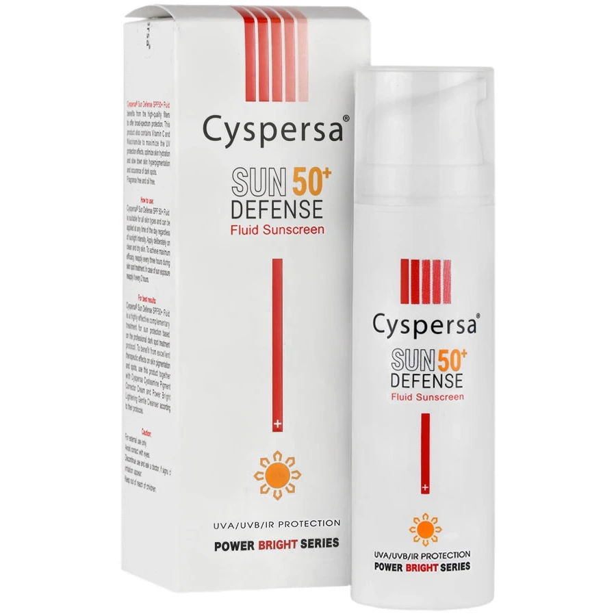 فلوئید ضد آفتاب ضد لک SPF5۰ سیسپرسا ۵۰ میلی لیتری