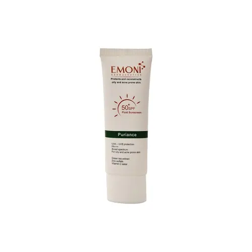 کرم ضد آفتاب فلوئید پیورینس SPF50  امونی - بی رنگ